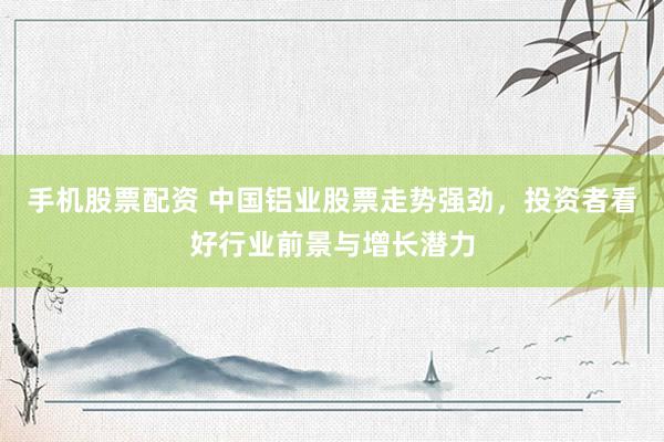 手机股票配资 中国铝业股票走势强劲，投资者看好行业前景与增长潜力