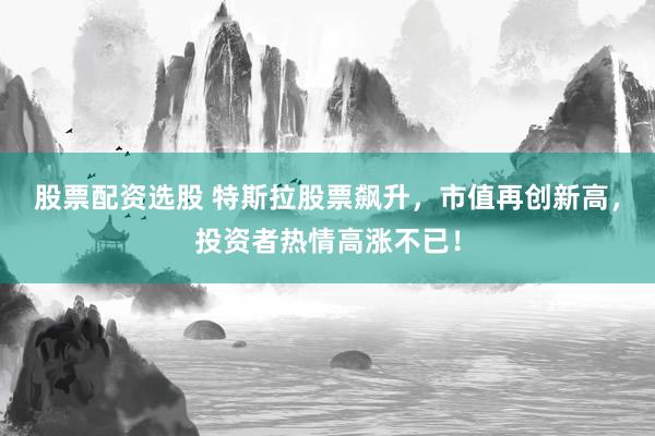 股票配资选股 特斯拉股票飙升，市值再创新高，投资者热情高涨不已！